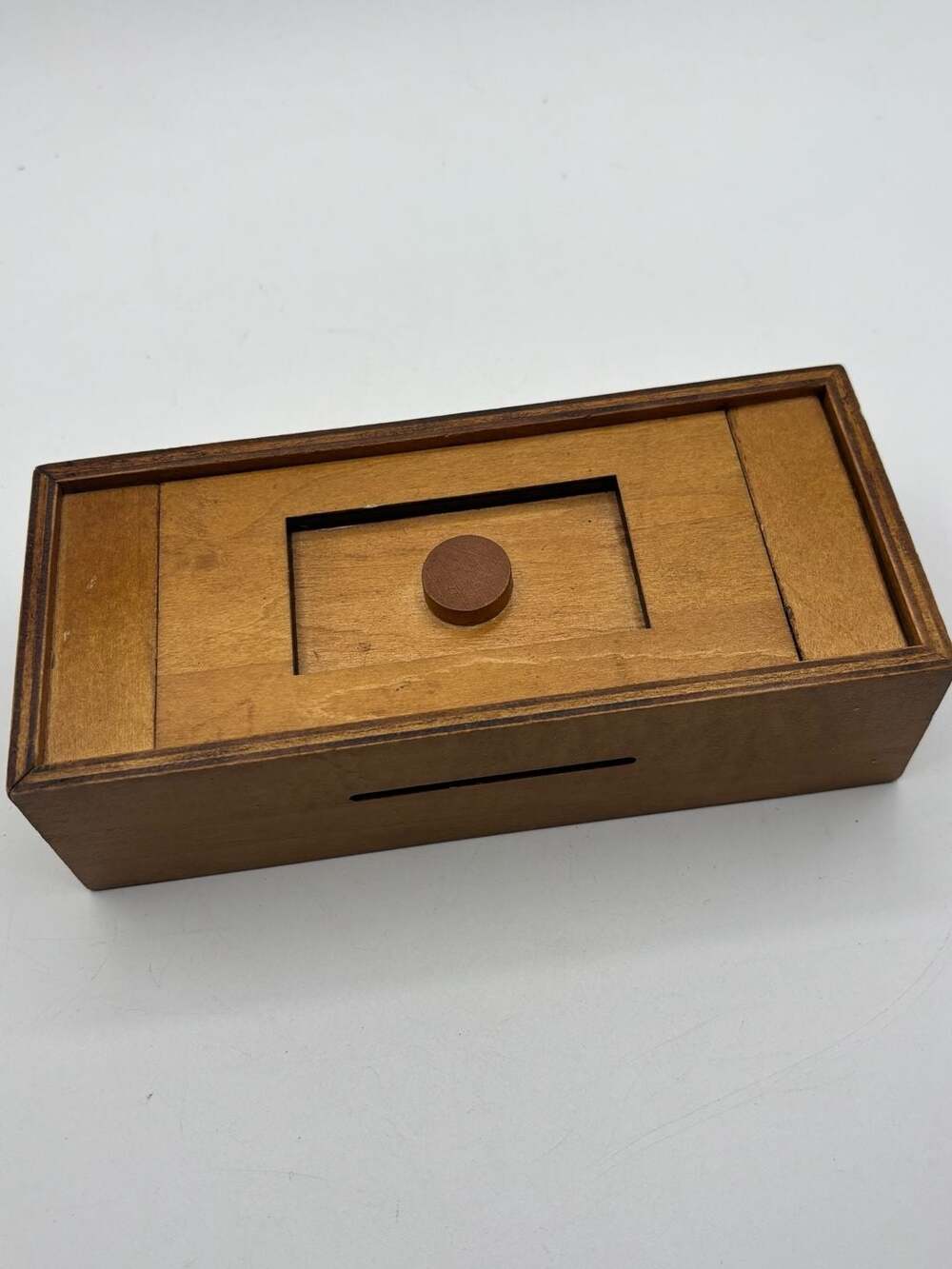Wooden Puzzle Gift Box with Hidden Compartments, Secret Drawer, some small items